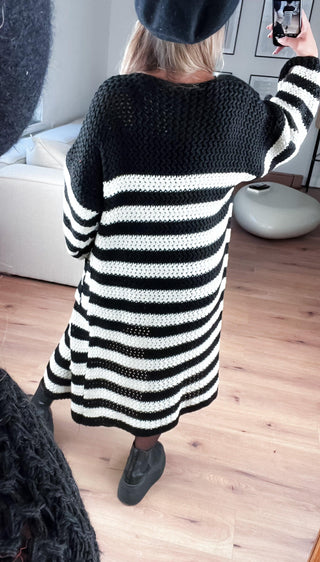 Strickjacke Antonia Lang Schwarz/Beige